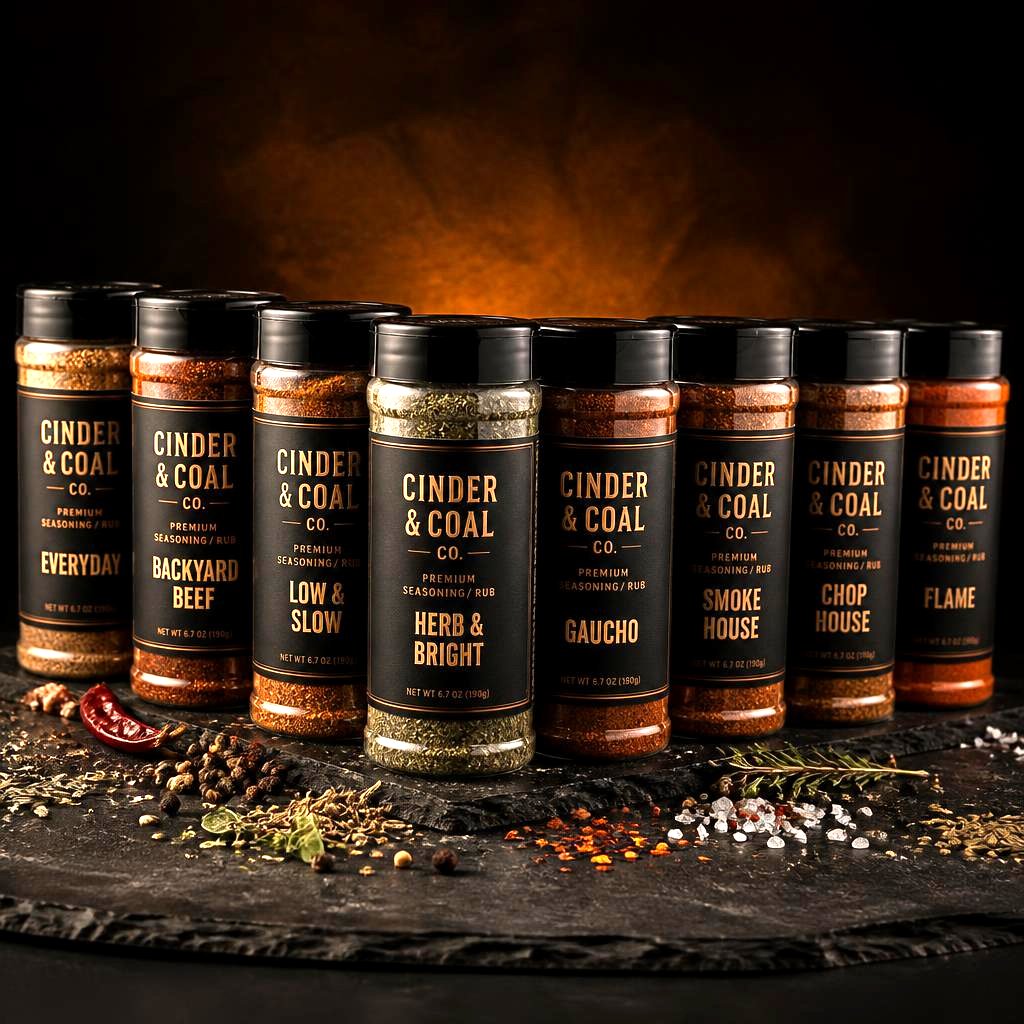 Cinder and Coal Co. full seasoning collection